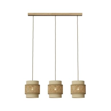 Pakabinamas Boho stiliaus šviestuvas MORTEN, 3 x Ø 20 cm, 60 W Pakabinamas Boho stiliaus šviestuvas MORTEN, 3 x Ø 20 cm, 60 W