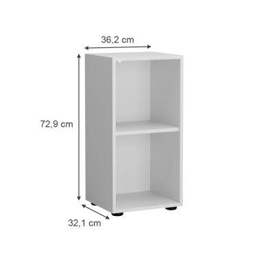 Pastatoma 2 skyrių lentyna ESTELL 4