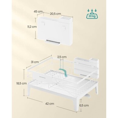 Pastatoma indų džiovykla 6 Pastatoma indų džiovykla 6