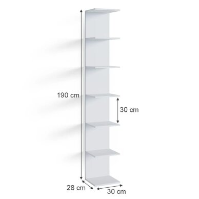 Pastatomų lentynų rinkinys PAOLO, 2 vnt 5 Pastatomų lentynų rinkinys PAOLO, 2 vnt 5