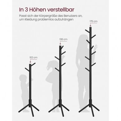 Pastatoma medinė drabužių kabykla 3 Pastatoma medinė drabužių kabykla 3