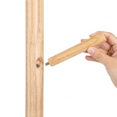 Pastatoma medinė drabužių kabykla 5 Pastatoma medinė drabužių kabykla 5