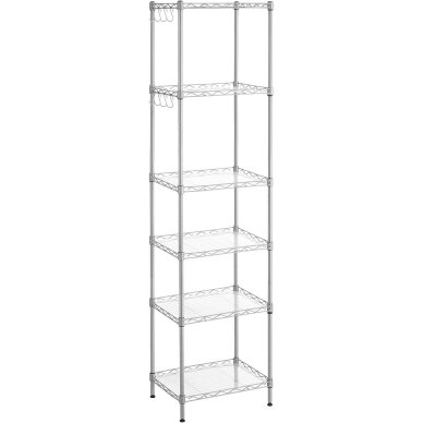 Pastatoma metalinė 6 pakopų lentyna