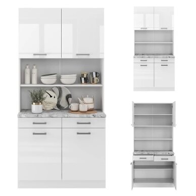 Pastatoma spintelė su durelėmis ir stalčiais R-LINE 4 Pastatoma spintelė su durelėmis ir stalčiais R-LINE 4