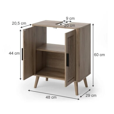 Pastatoma praustuvo spintelė SKARA 5