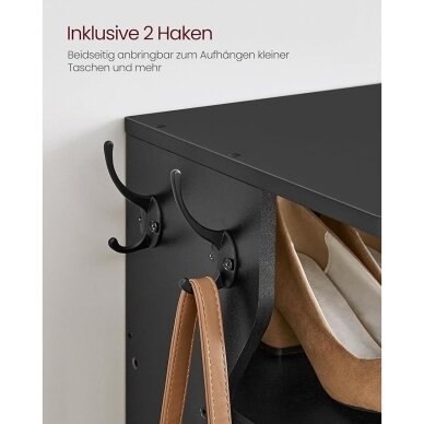 Pastatoma siaura 6 pakopų lentyna 4