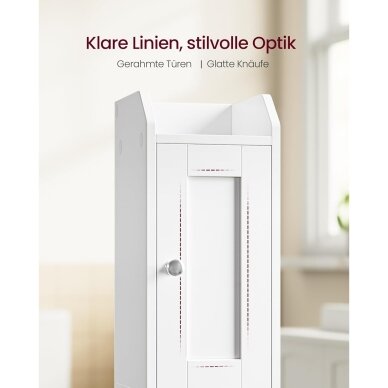 Pastatoma siaura spintelė su durelėmis 3