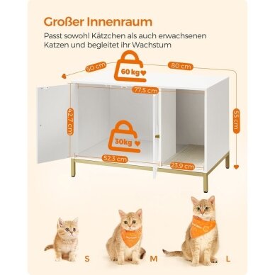 Pastatoma spintelė su katino guoliu/tualetu (Kopija) 8