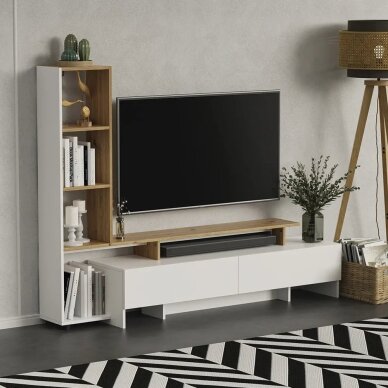 Pastatoma TV spintelė su lentynomis TAVORA 2