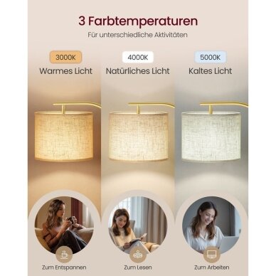 Pastatomas reguliuojamo aukščio šviestuvas - toršeras, 150 - 175 cm 3 Pastatomas reguliuojamo aukščio šviestuvas - toršeras, 150 - 175 cm 3