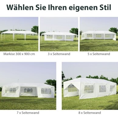 Pavėsinė su 6 sienomis, 260 x 900 x 300 cm 1 Pavėsinė su 6 sienomis, 260 x 900 x 300 cm 1