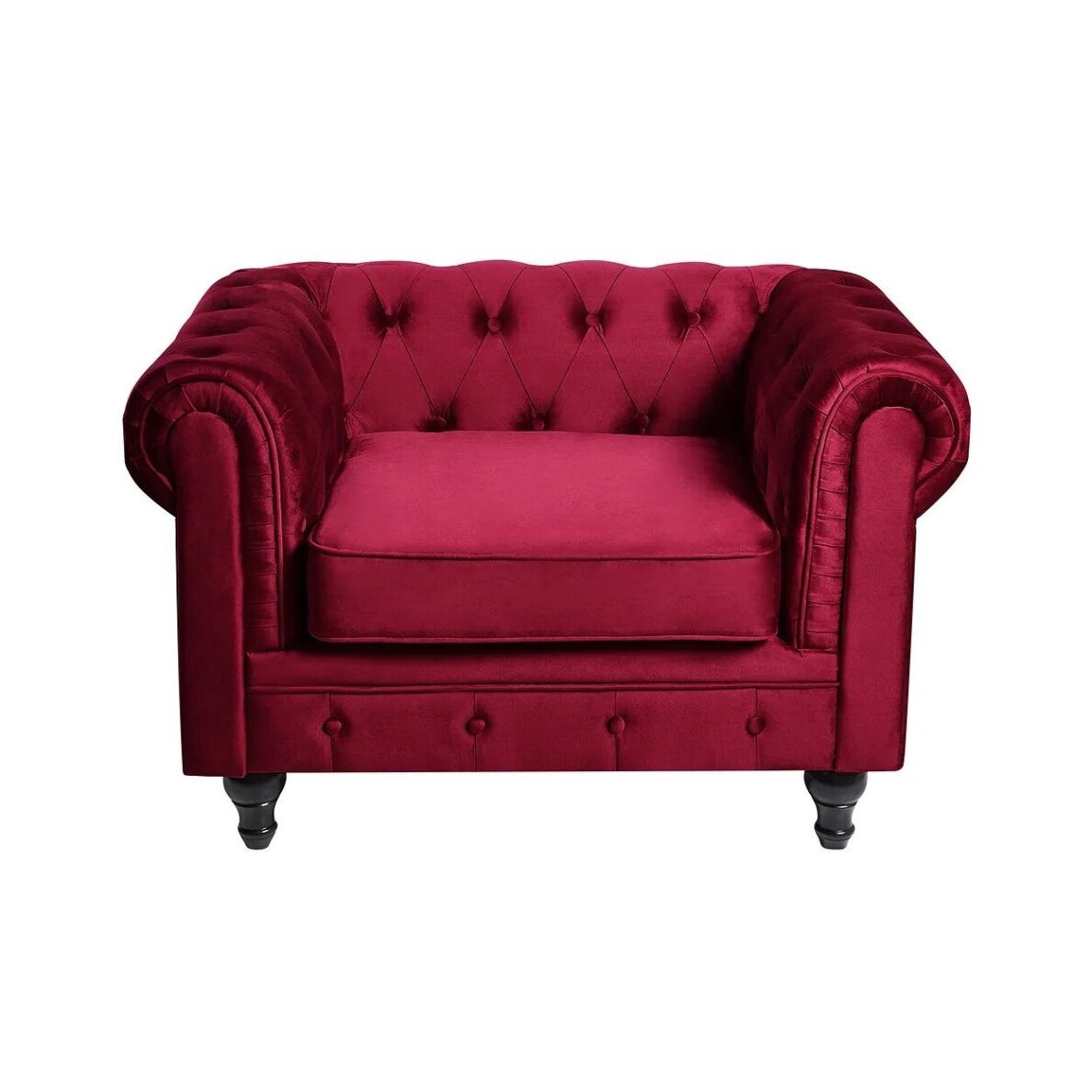 Aksominis fotelis CHESTERFIELD 5