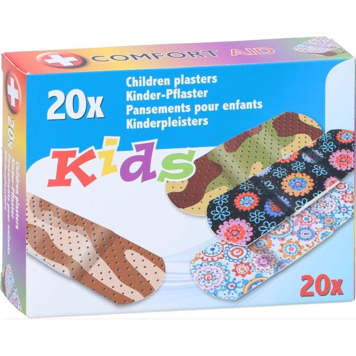 Vaikiški pleistrai, 20 vnt Vaikiški pleistrai, 20 vnt