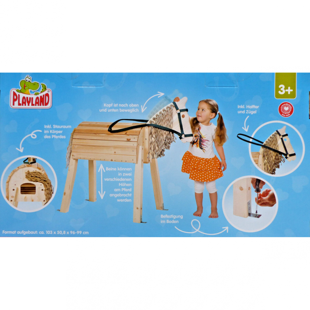 PLAYLAND medinis arklys 5