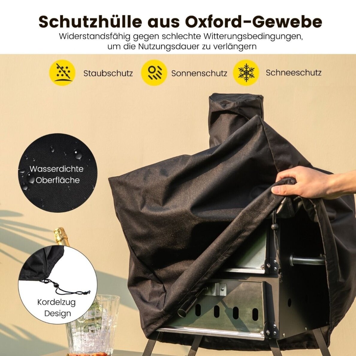Plieninė lauko kepsninė - picos krosnis su priedais 5 Plieninė lauko kepsninė - picos krosnis su priedais 5