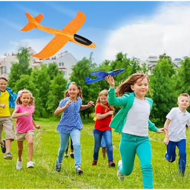 PLAYLAND putplasčio aerodinaminis lėktuvas - oranžinis