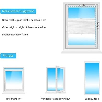 Plisuota žaliuzė, 60 x 100 cm 4 Plisuota žaliuzė, 60 x 100 cm 4