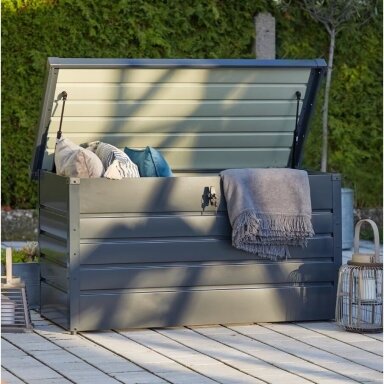 GARDEN HERO plieninė sodo daiktadėžė, 710 l