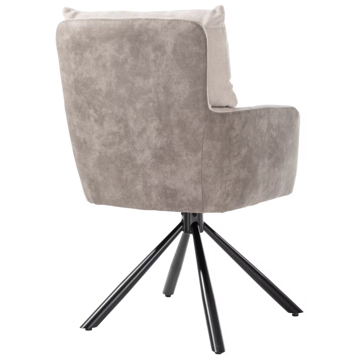 PREMIUM LIVING tekstilinė valgomojo kėdė, besisukanti 180° 2