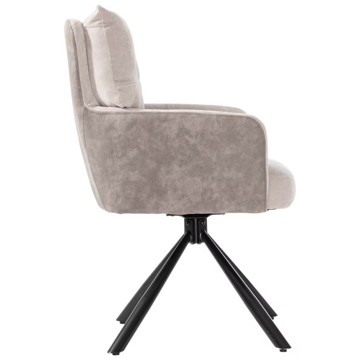 PREMIUM LIVING tekstilinė valgomojo kėdė, besisukanti 180° 4