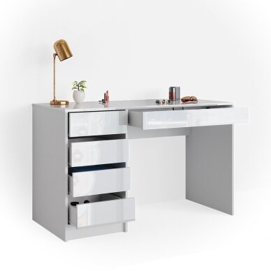 Stalas su stalčiais SHERRY, 120 x 55 cm 3 Stalas su stalčiais SHERRY, 120 x 55 cm 3