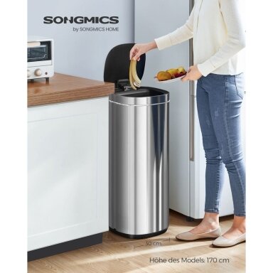 Sensorinė šiukšliadėžė, 50 l