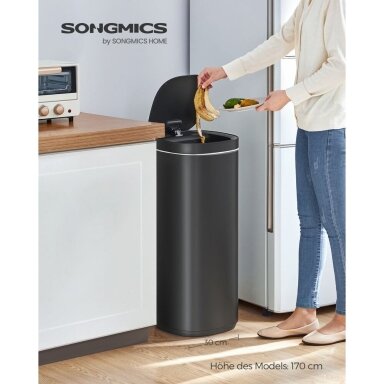 Sensorinė šiukšliadėžė, 50 l
