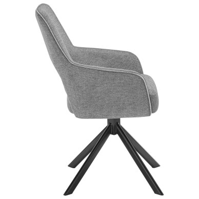 SetOne by Musterring modernios tekstilinės valgomojo kėdės, besisukančios 180°, 2 vnt 3