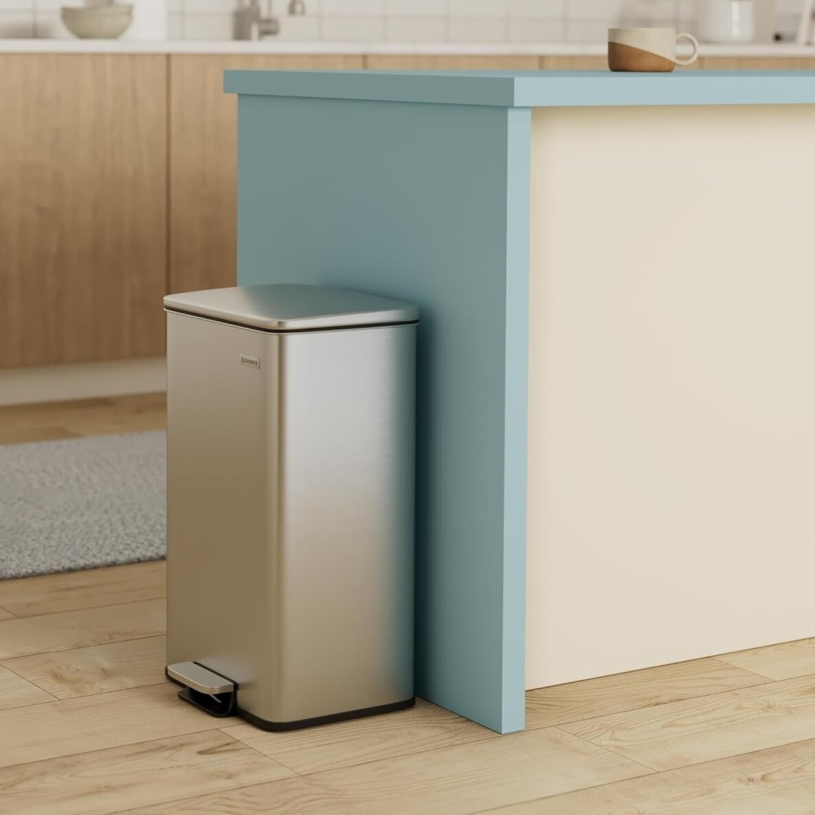 Šiukšliadėžė su švelnaus užsidarymo mechanizmu, 40 l 1
