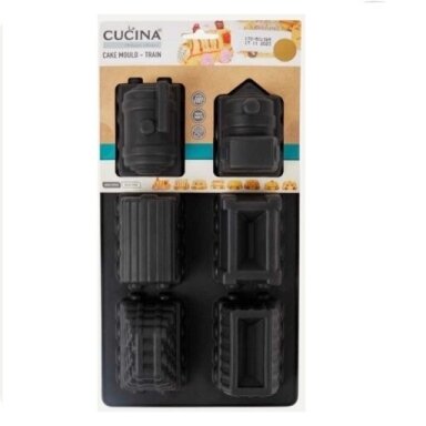 LA CUCINA silikoninė forma - traukinys, juoda