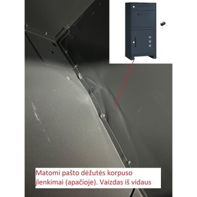 Siuntų ir pašto dėžutė (Transportavimo defektas) 7
