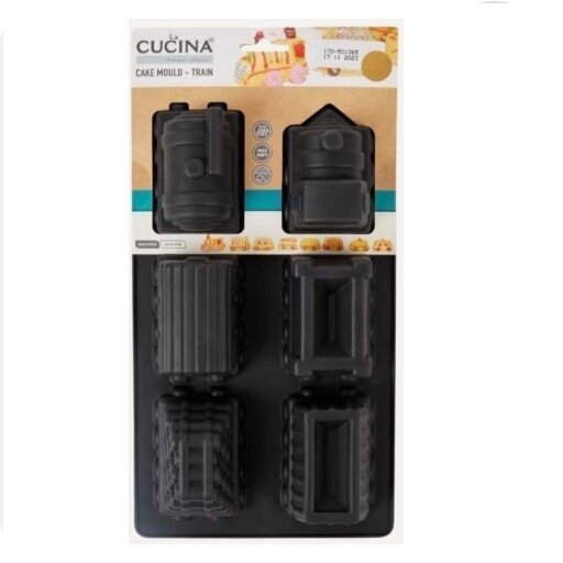 LA CUCINA silikoninė forma - traukinys, juoda