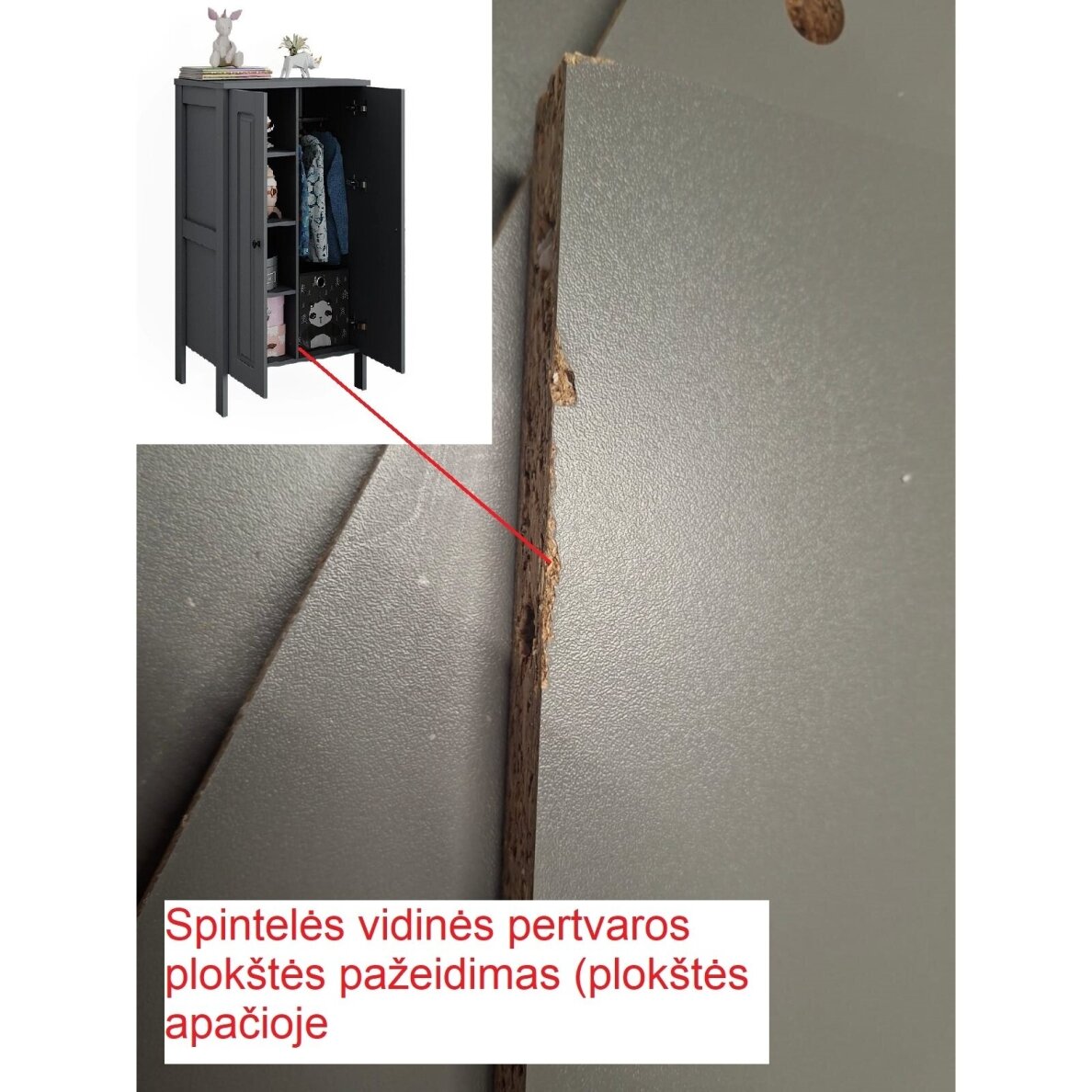 Spintelė su durelėmis AJATON (Transportavimo defektas) 9