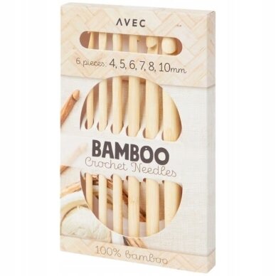 Bambukinių vašelių rinkinys, 6 vnt Bambukinių vašelių rinkinys, 6 vnt
