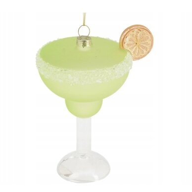 Stiklinis eglutės žaisliukas „Mojito kokteilis“ Stiklinis eglutės žaisliukas „Mojito kokteilis“