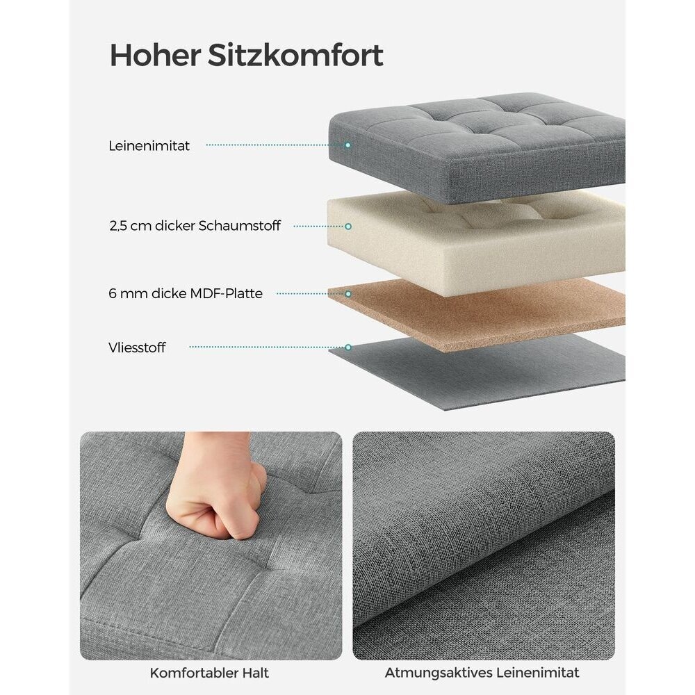 Sulankstomas pufas - daiktadėžė 3 Sulankstomas pufas - daiktadėžė 3