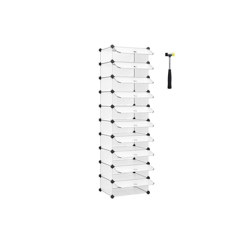 Surenkama 10 skyrių lentyna, 173 x 43 x 31 cm Surenkama 10 skyrių lentyna, 173 x 43 x 31 cm