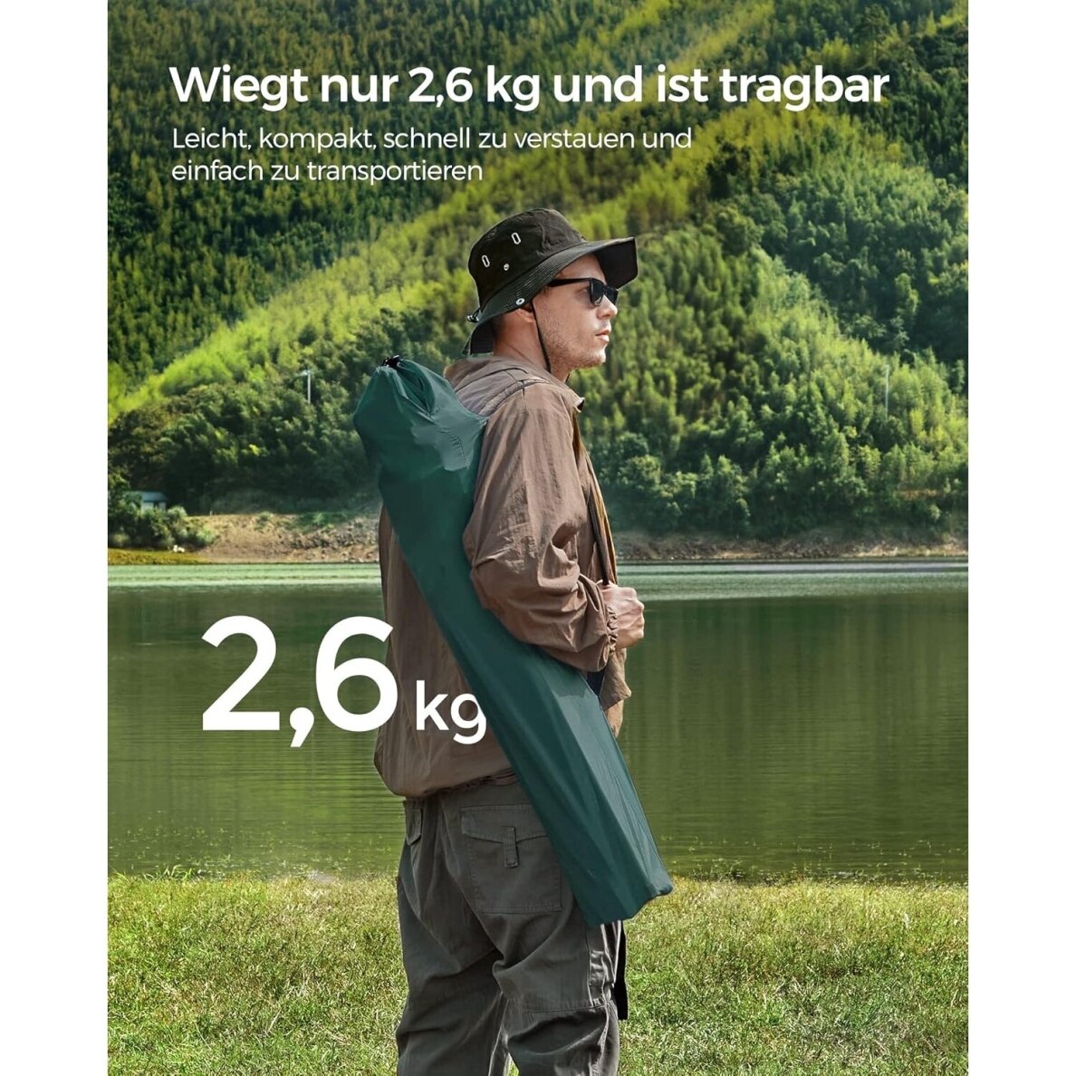 Sulankstomos turistinės kėdės, 2 vnt 6 Sulankstomos turistinės kėdės, 2 vnt 6