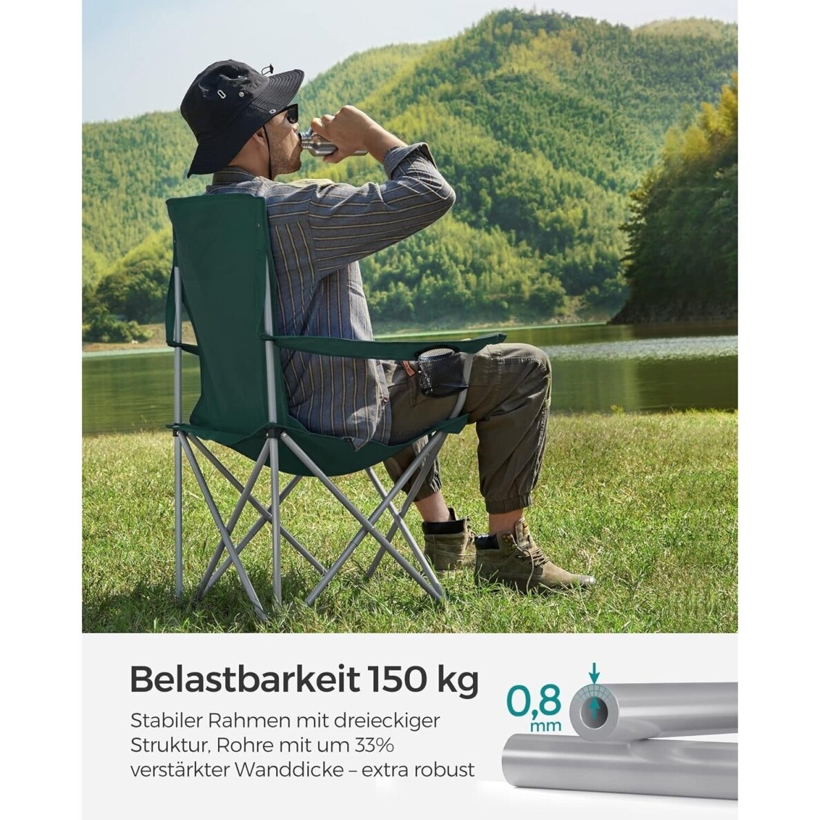 Sulankstomos turistinės kėdės, 2 vnt 4