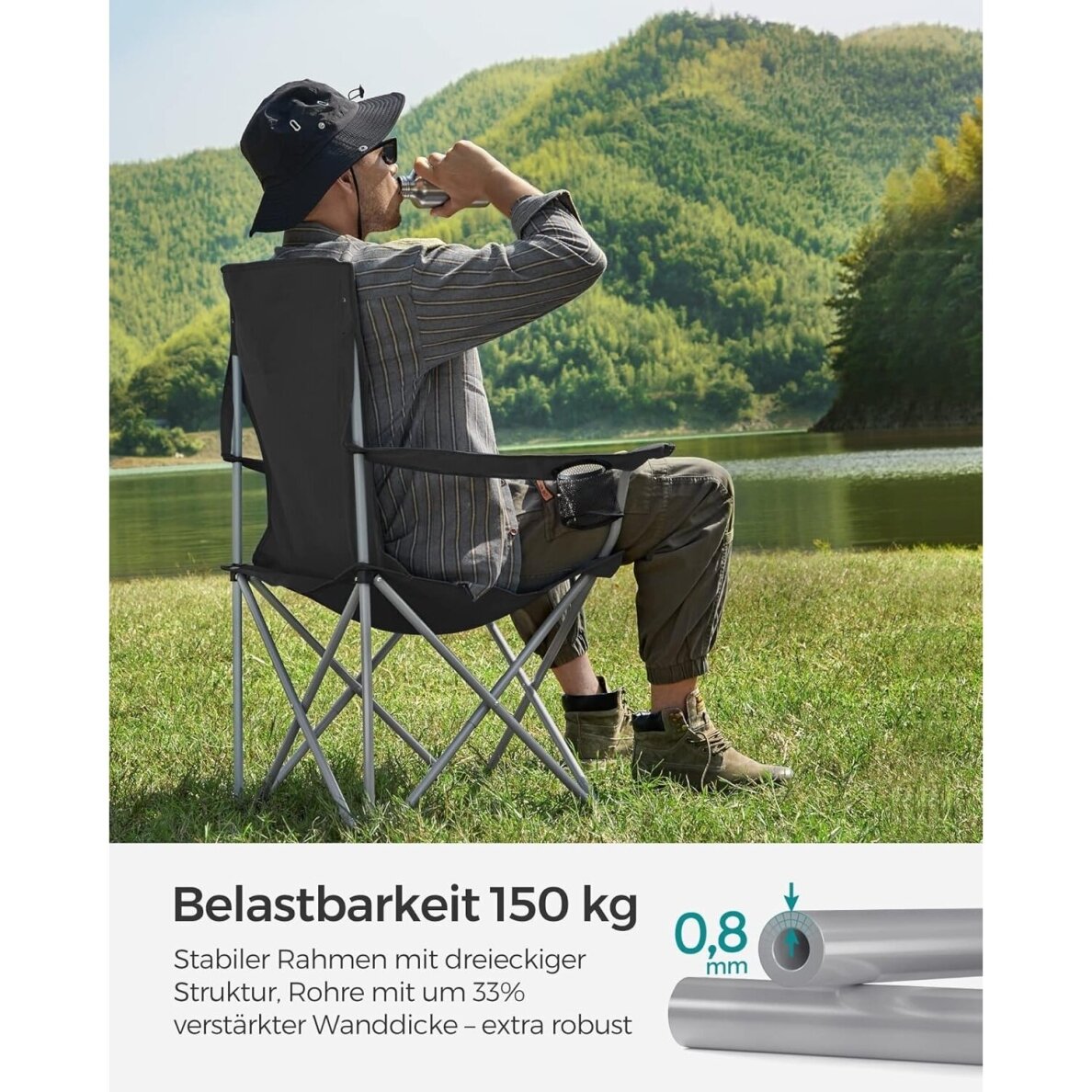Sulankstomos turistinės kėdės, 2 vnt 5
