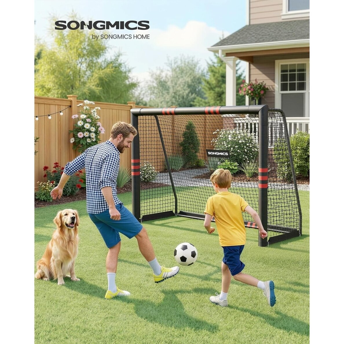 Surenkami metaliniai futbolo vartai, 240 x 160 x 85 cm (Ekspozicinė prekė) 1 Surenkami metaliniai futbolo vartai, 240 x 160 x 85 cm (Ekspozicinė prekė) 1