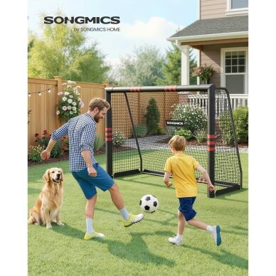 Surenkami metaliniai futbolo vartai, 240 x 160 x 85 cm (Ekspozicinė prekė) 1