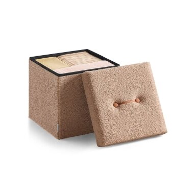 Teddy sulankstomas pufas - daiktadėžė
