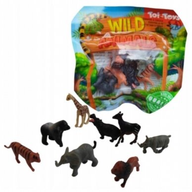 TOI-TOYS Gyvūnų figūrėlių rinkinys WILD ANIMALS TOI-TOYS Gyvūnų figūrėlių rinkinys WILD ANIMALS