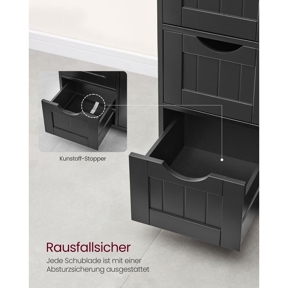 Tradicinio stiliaus pastatoma spintelė su stalčiais 6 Tradicinio stiliaus pastatoma spintelė su stalčiais 6