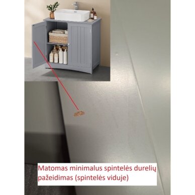 Tradicinio stiliaus pastatoma praustuvo spintelė (Transportavimo defektas) 8 Tradicinio stiliaus pastatoma praustuvo spintelė (Transportavimo defektas) 8