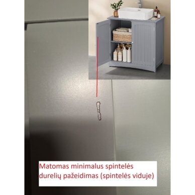 Tradicinio stiliaus pastatoma praustuvo spintelė (Transportavimo defektas) 7