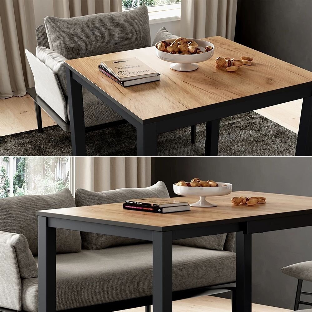 Valgomojo stalas GRANNY, 76 x 80/120 x 70 cm 2 Valgomojo stalas GRANNY, 76 x 80/120 x 70 cm 2