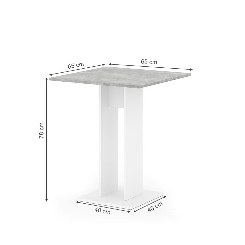 Valgomojo stalas EWERT, 78 x 65 x 65 cm 5 Valgomojo stalas EWERT, 78 x 65 x 65 cm 5