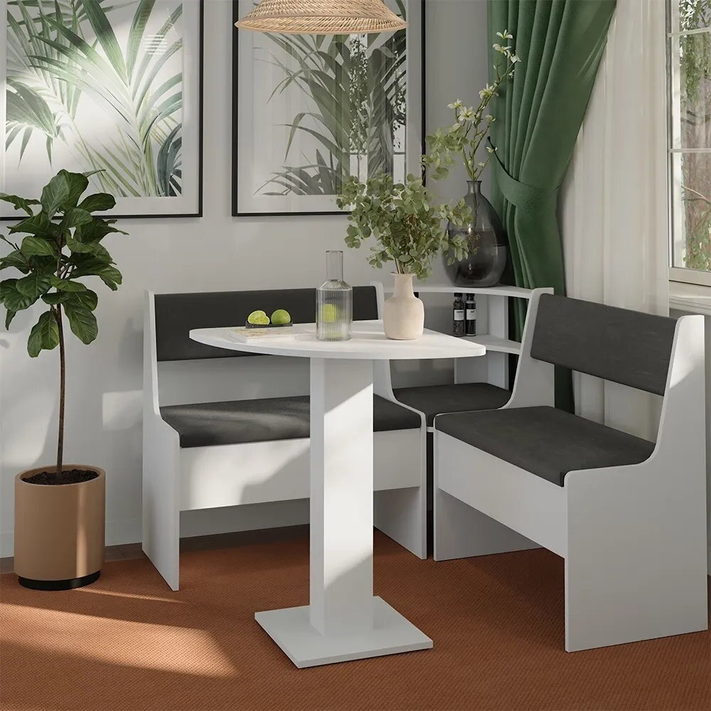 Kampinis valgomojo stalas ROMAN, 75 x 60 x 60 cm 1 Kampinis valgomojo stalas ROMAN, 75 x 60 x 60 cm 1
